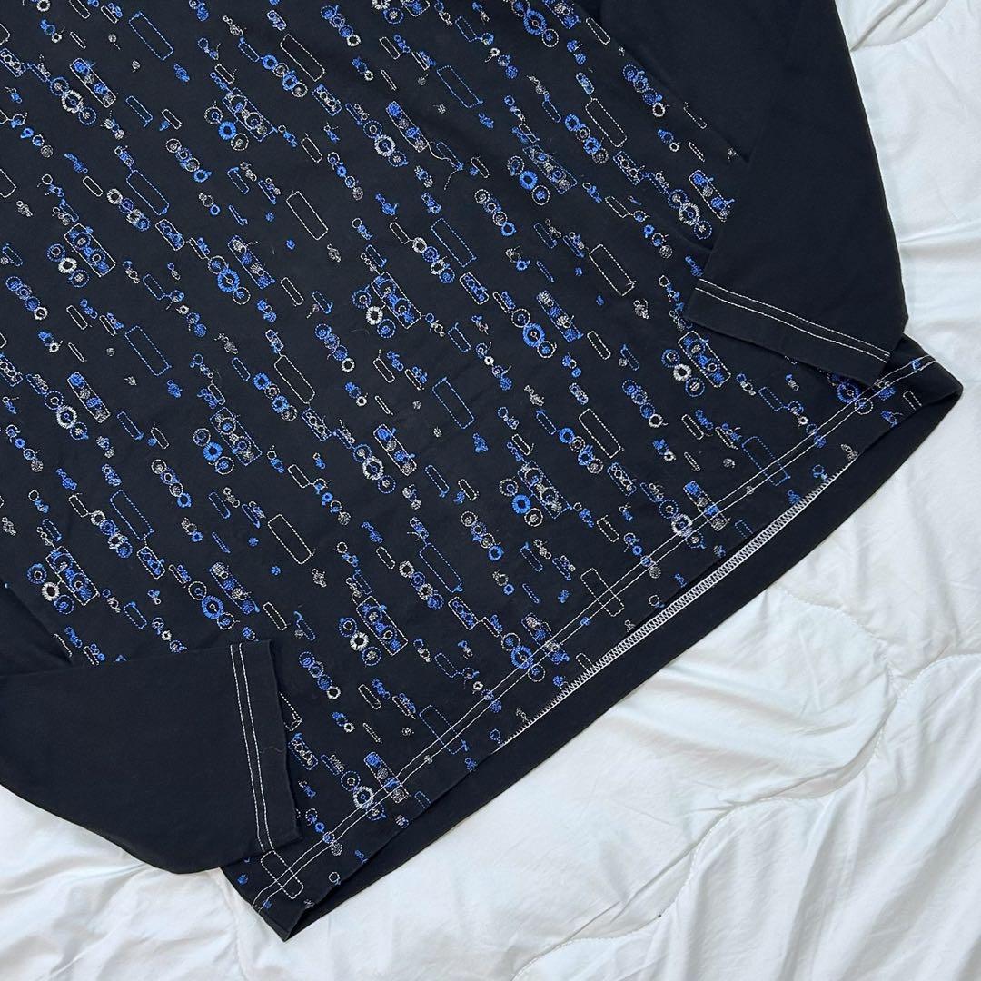 COMME des GARCONS HOMME 田中オム 刺繍 デザイン ロンT