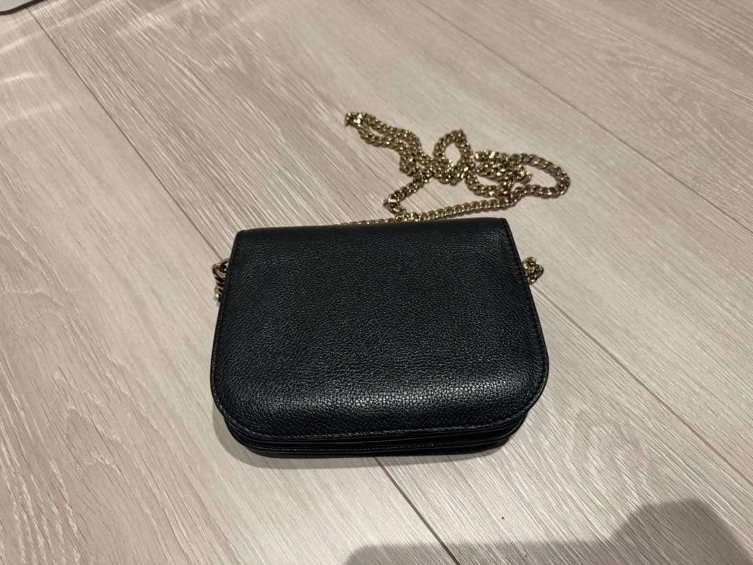 JIMMY CHOO ブラックショルダーバッグ