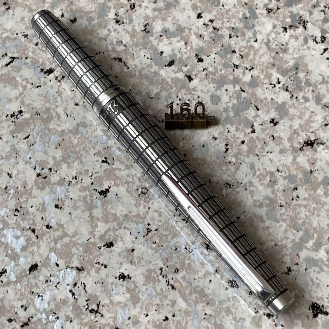 #160 オーバーホール済み 万年筆 PILOT 全格子 Elite 18k