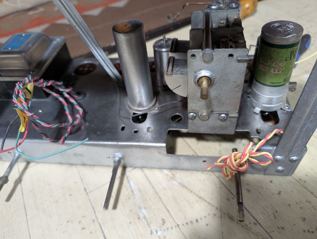 5S-16Aレトロ和風真空管ラジオbluetooth付　ナショナル