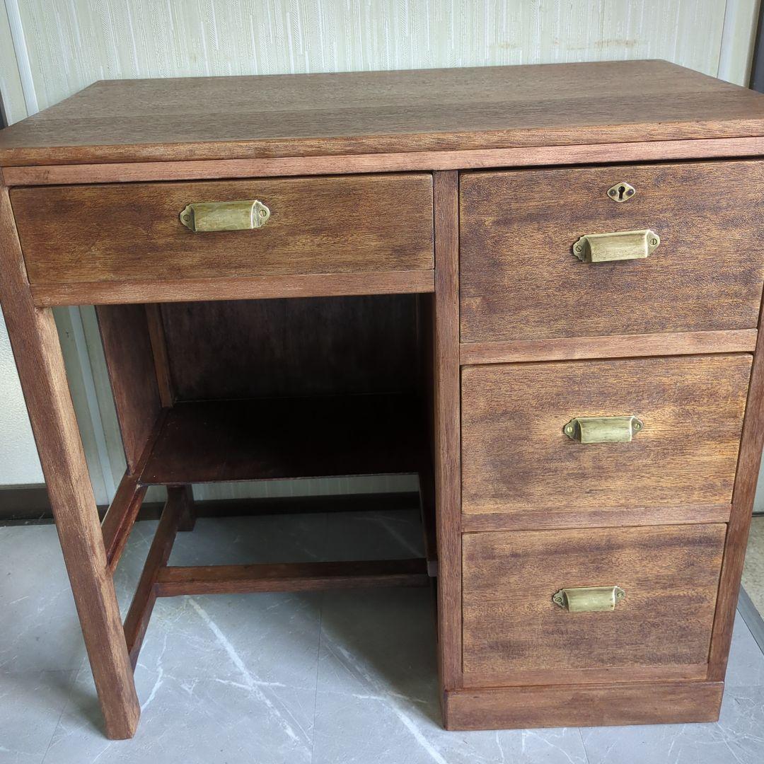 昭和5年　小振りなアンティーク机　デスク