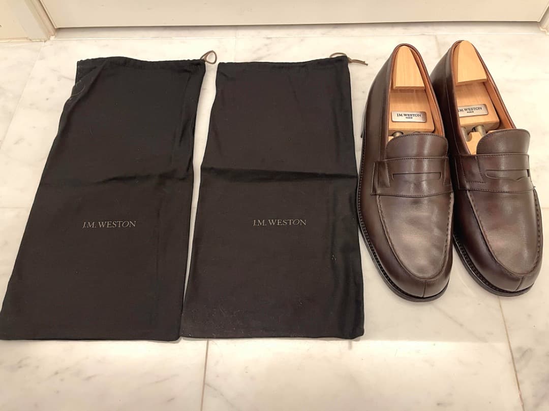 J.M.weston #180ローファー　8.5B タンブラウン　修理歴なし