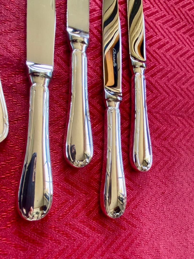 【あいさま専用商品☆美品☆】クリストフル リュバン デザートサイズ4セット