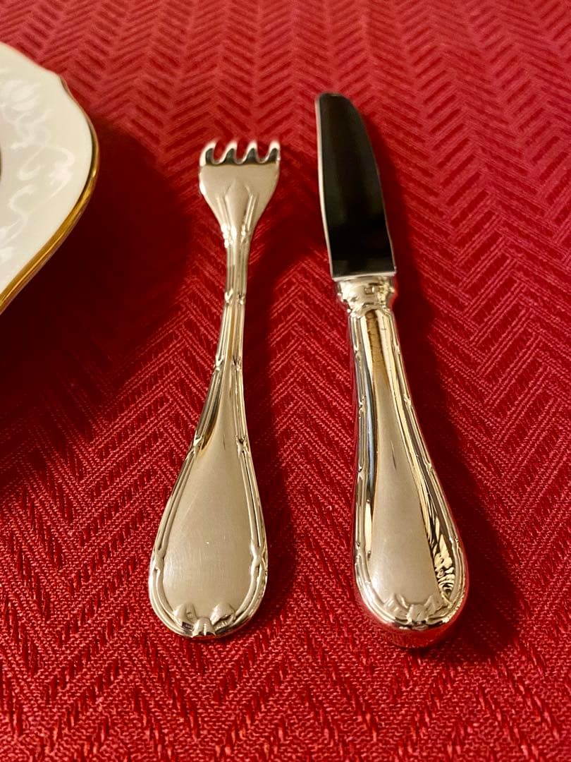 【あいさま専用商品☆美品☆】クリストフル リュバン デザートサイズ4セット