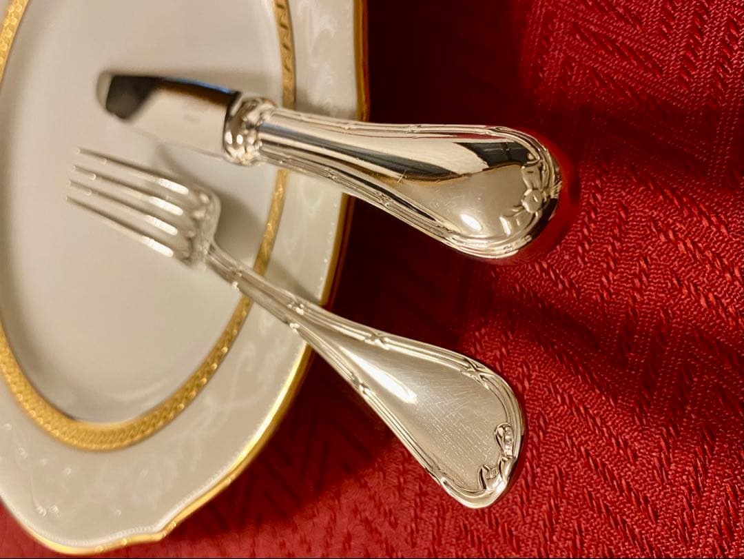 【あいさま専用商品☆美品☆】クリストフル リュバン デザートサイズ4セット