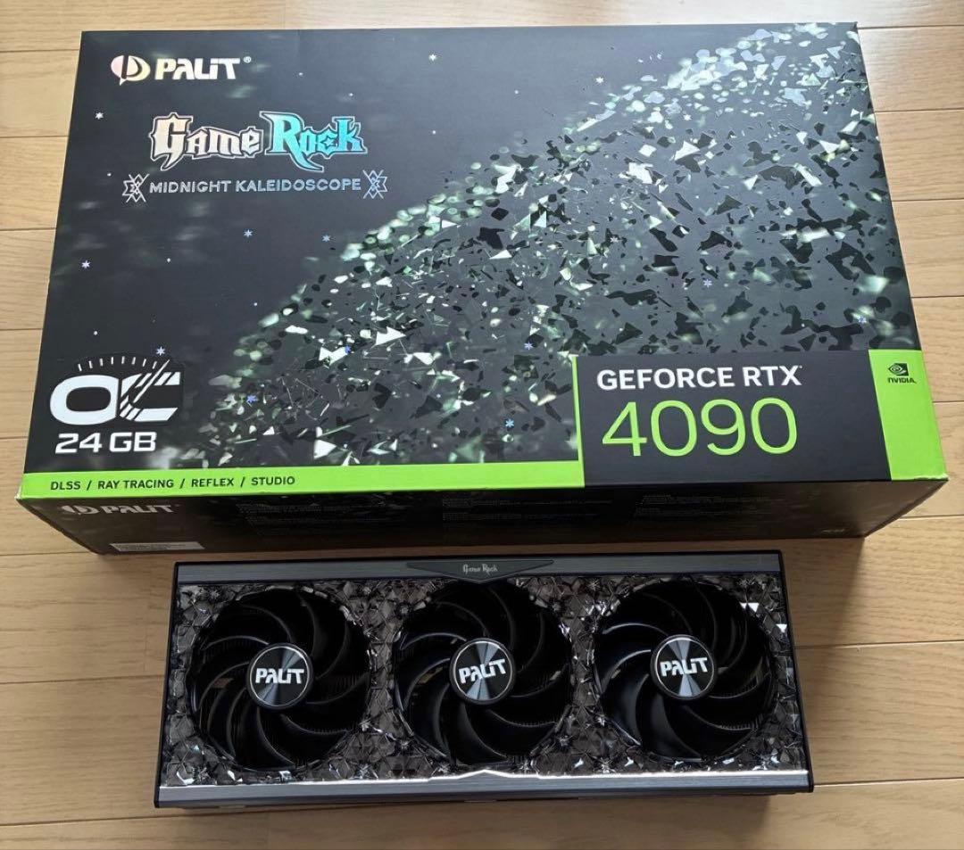 palit RTX 4090 ヒートシンク　ファン　バックプレート　　LED