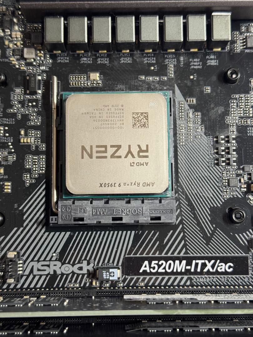 渡*か様 自作PC Ryzen 3950X/64GB/簡易水冷/ITX/白ケース