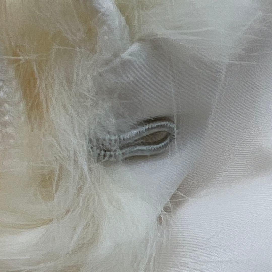 ベビー　ファーケープ　ポンチョ　アイボリー