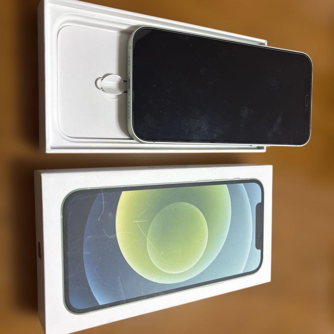 iPhone12 64GB グリーン SIMフリー BT84% 超美品