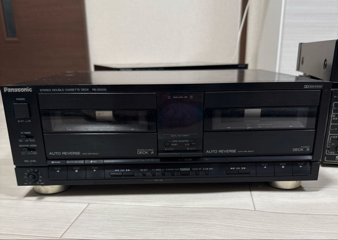 Panasonic D5500 システムコンポ 3点セット通電確認済み ジャンク