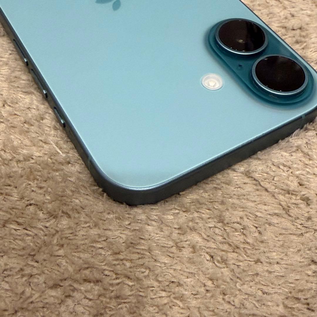 iPhone16 SIMフリー 256G ティール 純正付