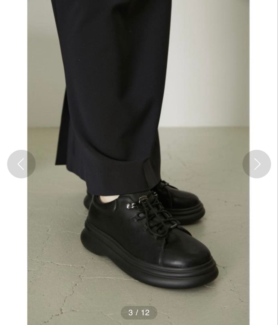 RIM.ARK リムアーク Volume sole sneaker