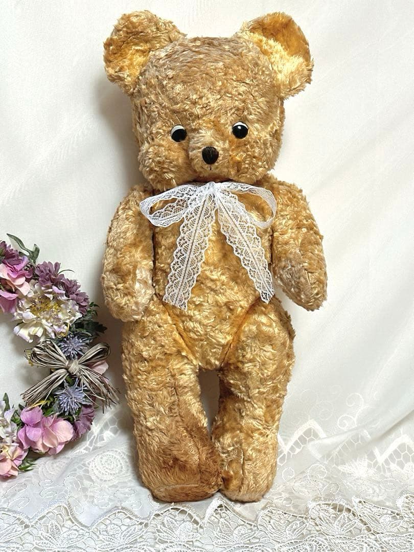 ❤️プクプクほっぺ❤️オランダアンティークベア　テディベア　①