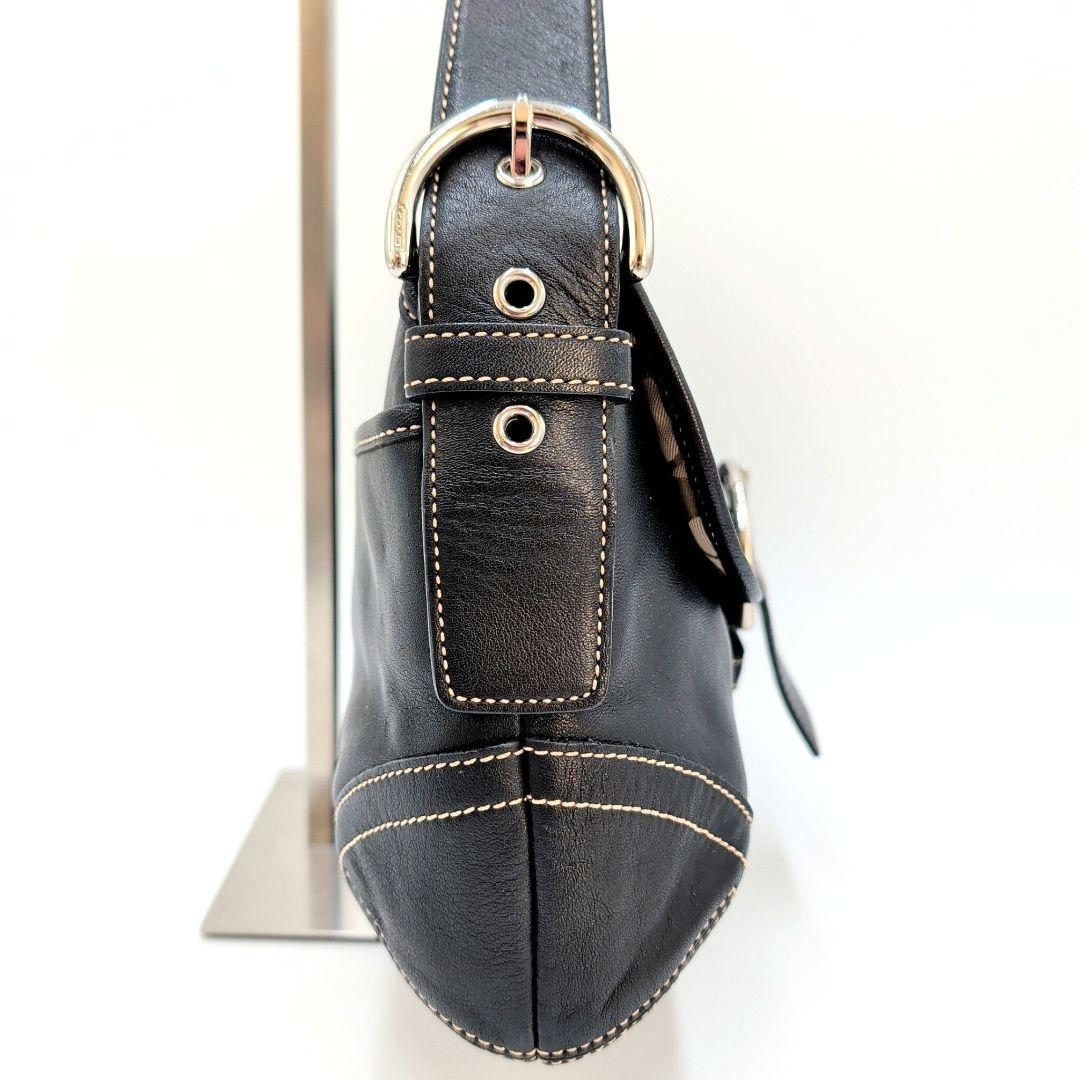 COACH SOHO ハンドバッグ y2k ソーホー ワンショルダー レザー 黒
