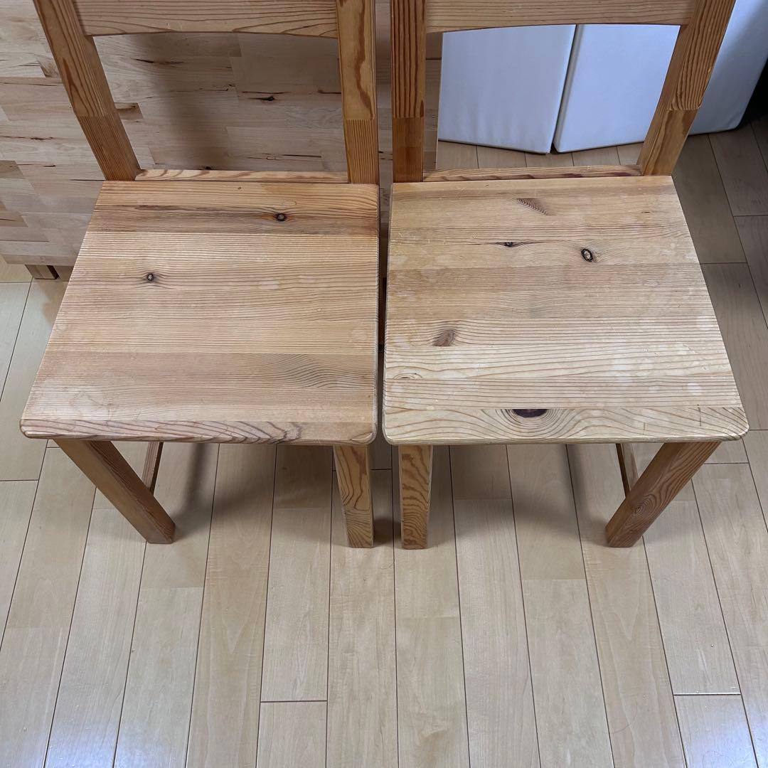 IKEA NORDENノールデン 折り畳みダイニングテーブル　チェア2バタフライ