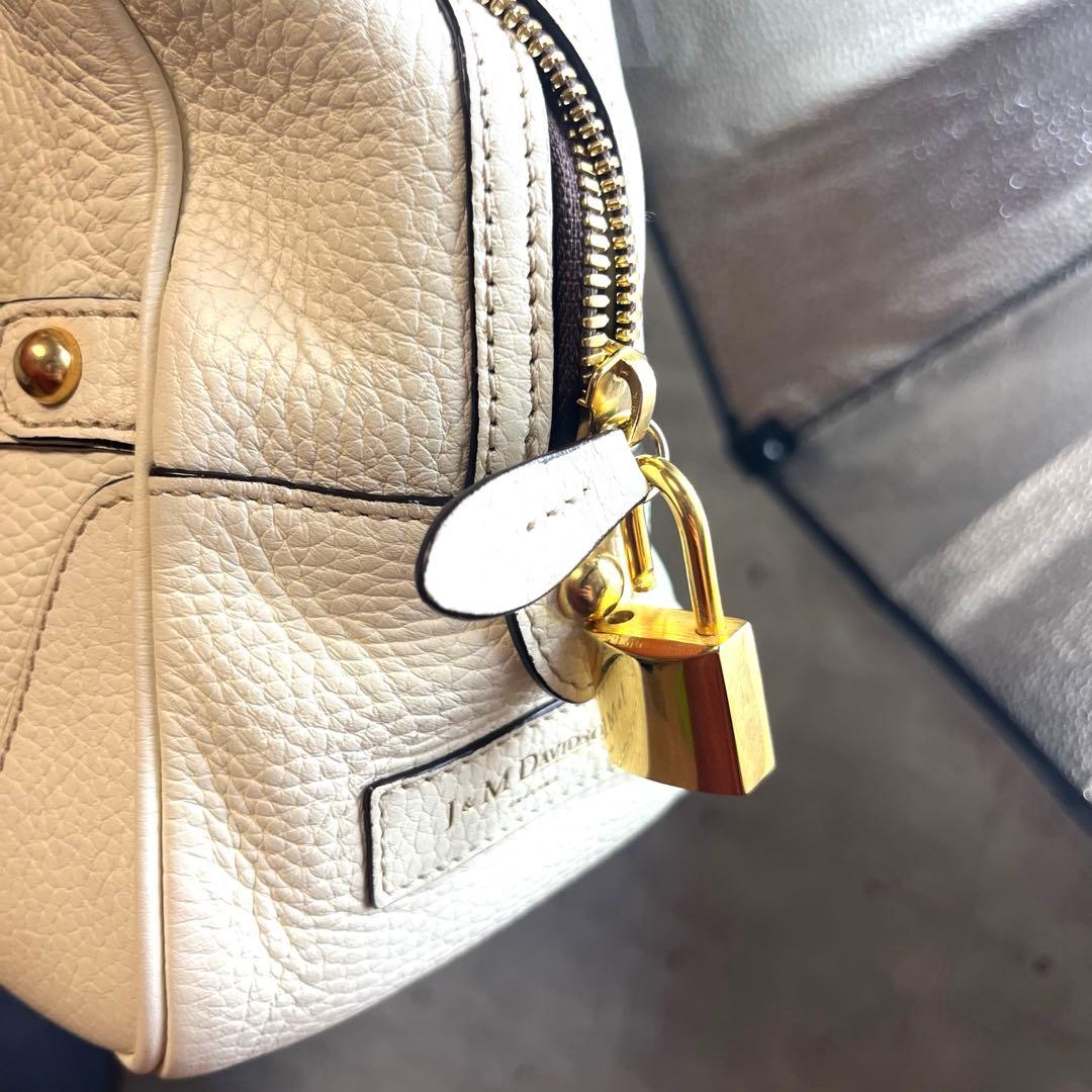 【値下げ交渉歓迎】J&M DAVIDSON MINI MIA ハンドバッグシボ革