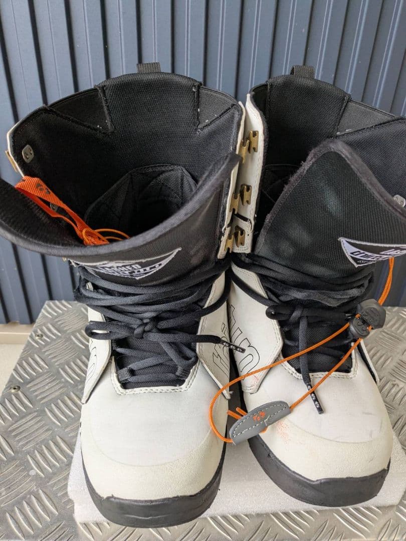 thirtytwo Lashed ブーツ ホワイト/ブラック ☆