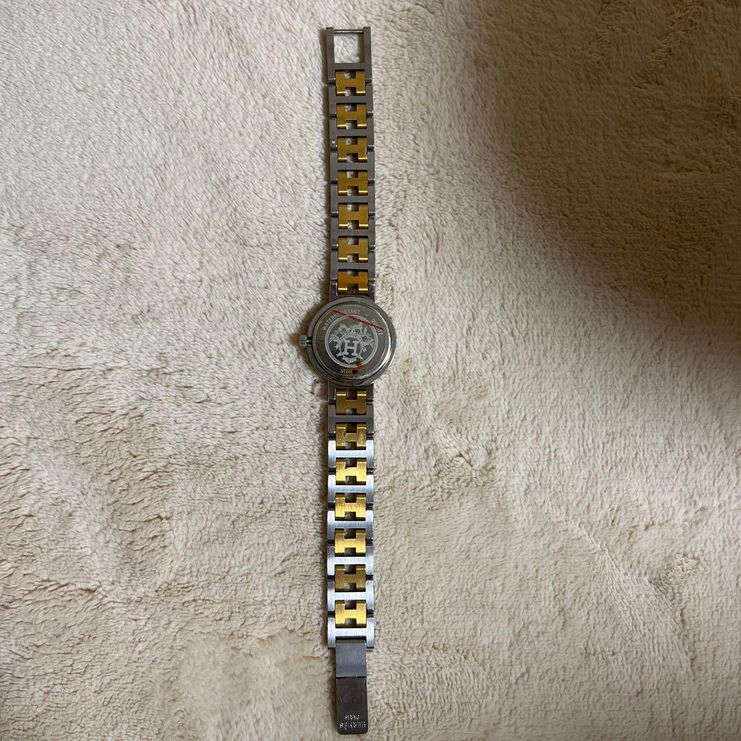 HERMES クォーツ時計 シルバー/ゴールド　Leaさま専用