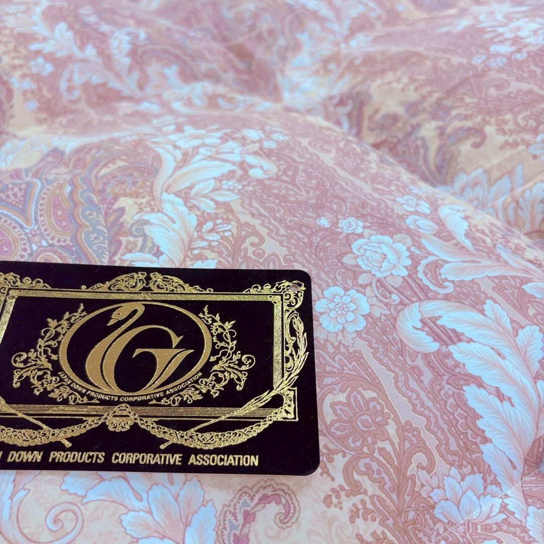 羽毛布団 シングル ポーランド ホワイトマザーグース CH92103 PI