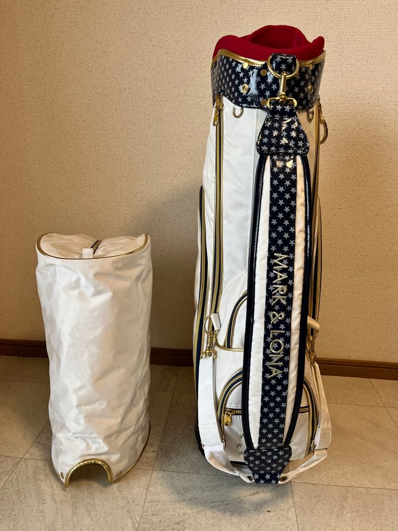 【定価10万】MARK&LONA ゴルフバッグ キャディバッグ 美品
