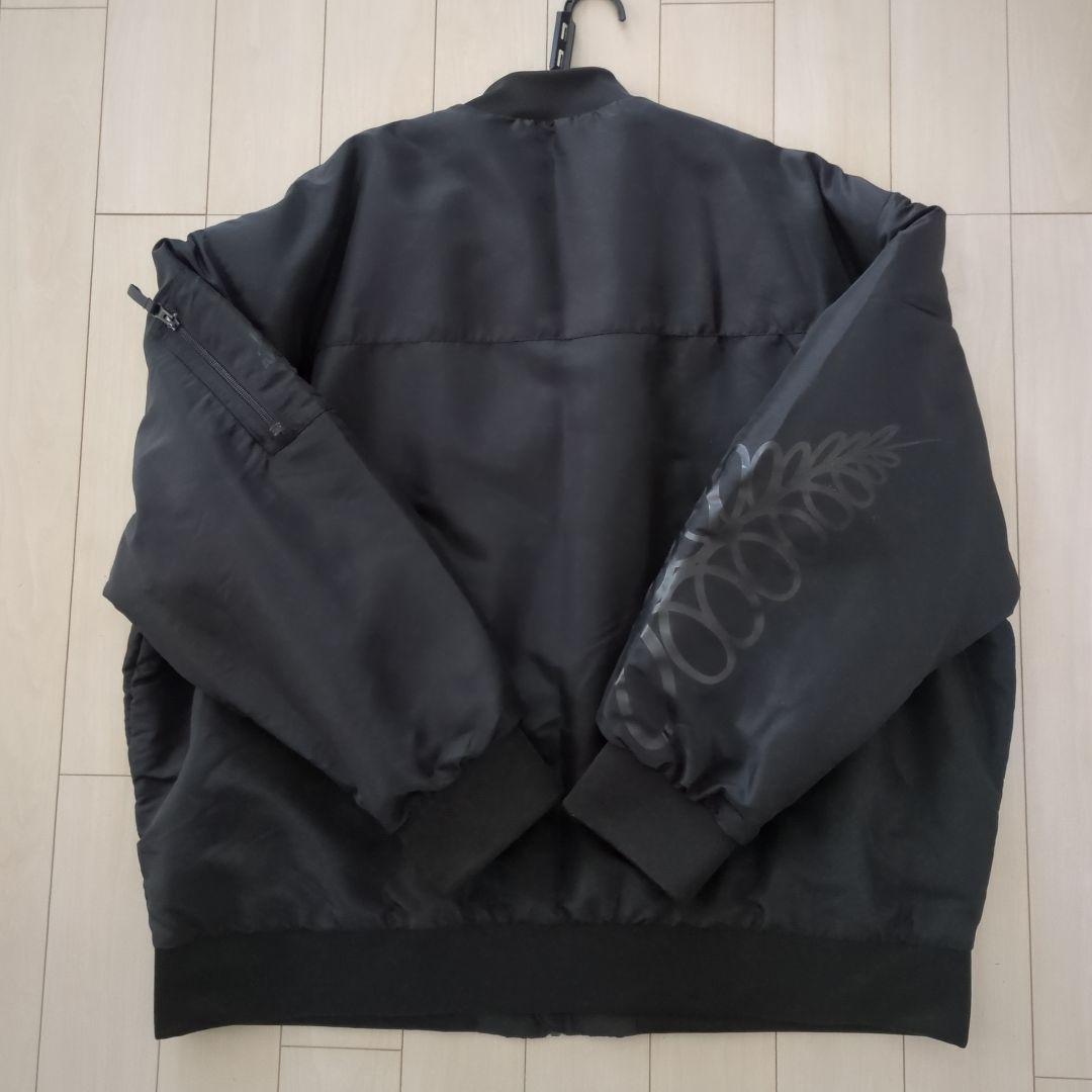 【稀少サイズ5XL】adidasオールブラックスラグビー薄手中わた入りジャケット