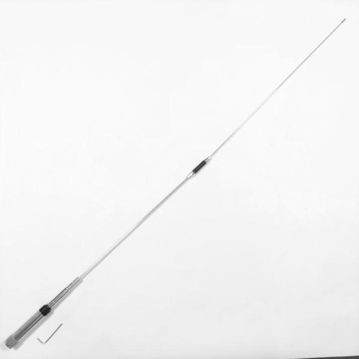 アンテナ　セット 高利得 144/430MHz 基台 同軸ケーブル 銀 ルーフ