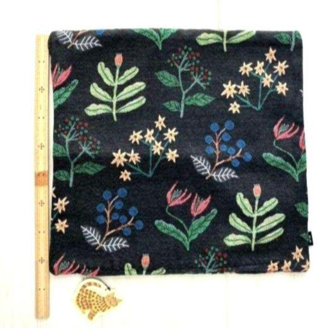 新品　松尾ミユキ　クッションカバー　フラワー 2　45×45cm　花柄