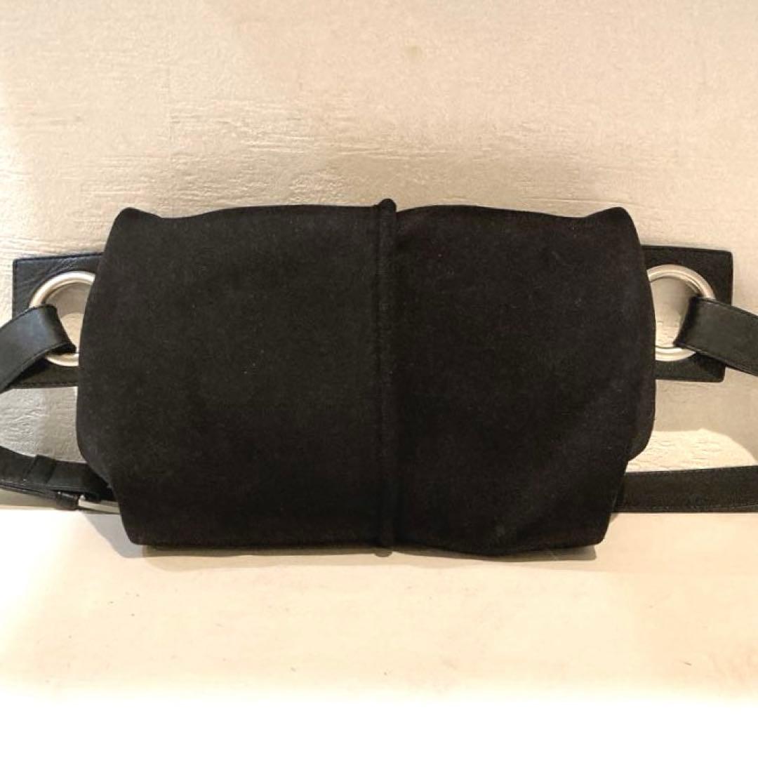 【美品】kawa-kawa NO1289 WETボディバッグ　Ｍサイズ　黒