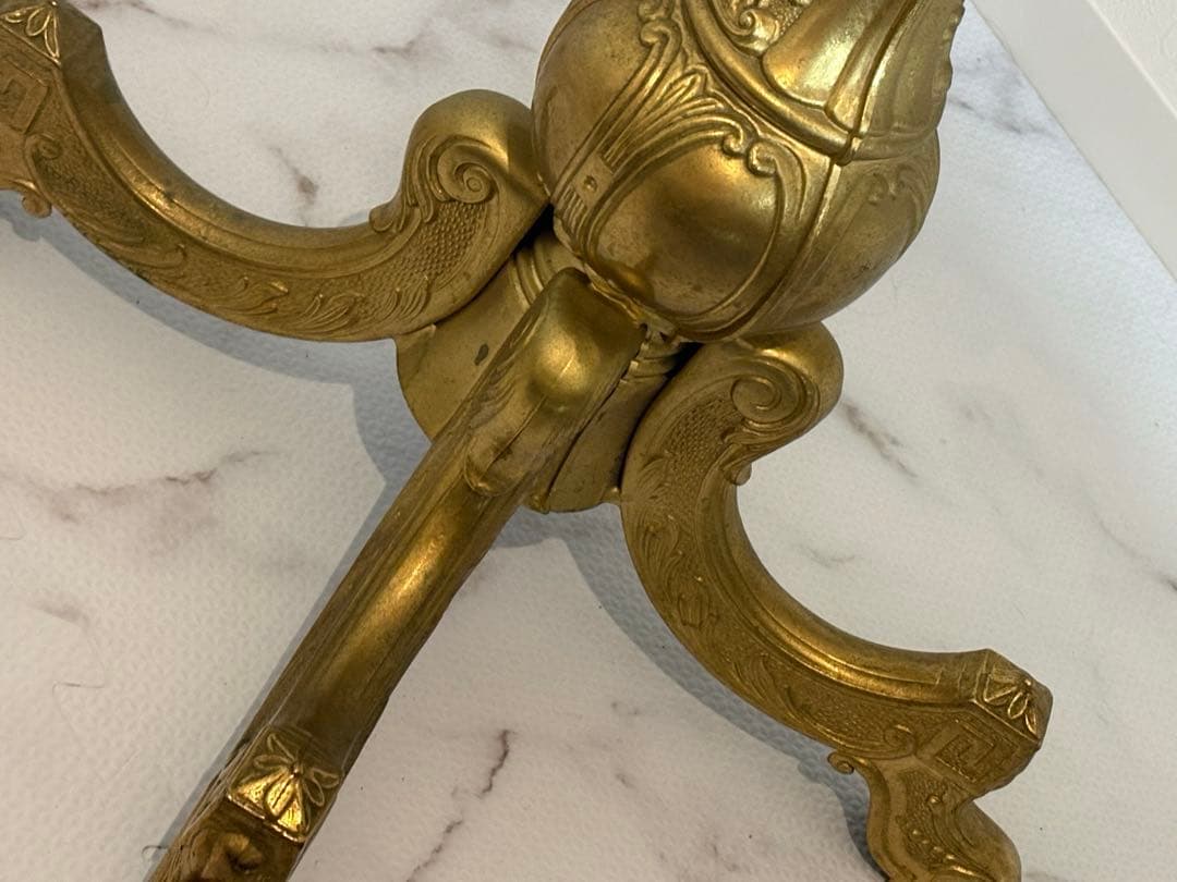 真鍮 ゴールド コートハンガー 西洋 イタリア ヨーロピアン家具 ポールハンガー