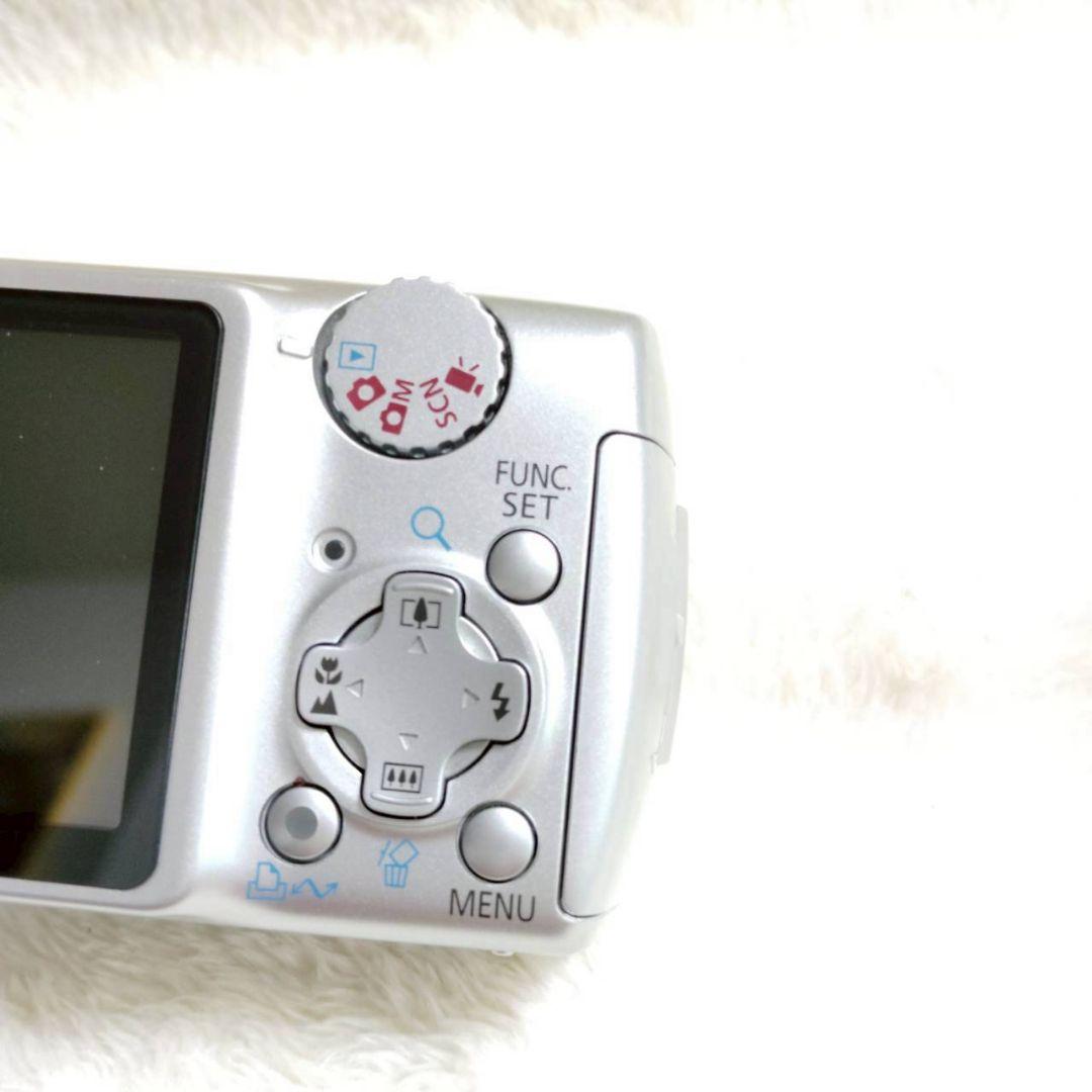 美品✨ CANON PawerShot A470 シルバー 単三電池 デジカメ