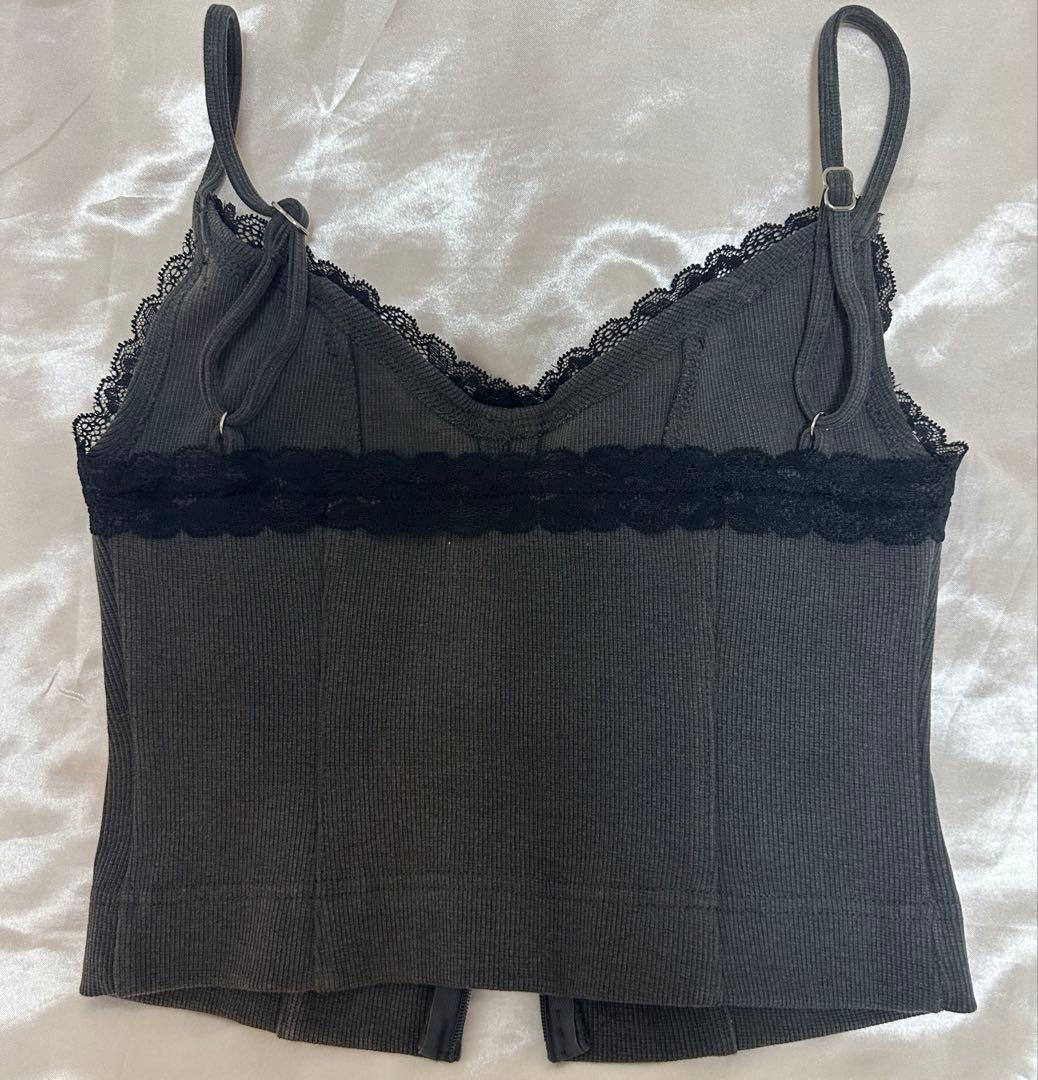 トップス meltthelady Lace logo camisole