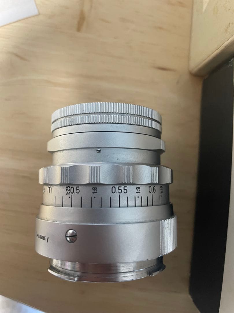 t*2様 DR Summicron 50mm F2 メガネ、箱、フード付き