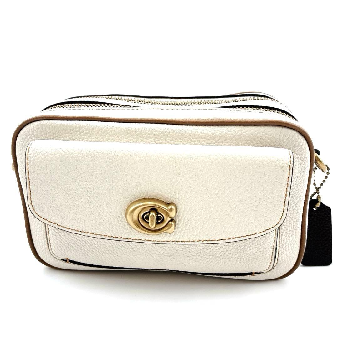 COACH ウィロウ カメラバッグ ショルダーバッグ 2way ホワイト
