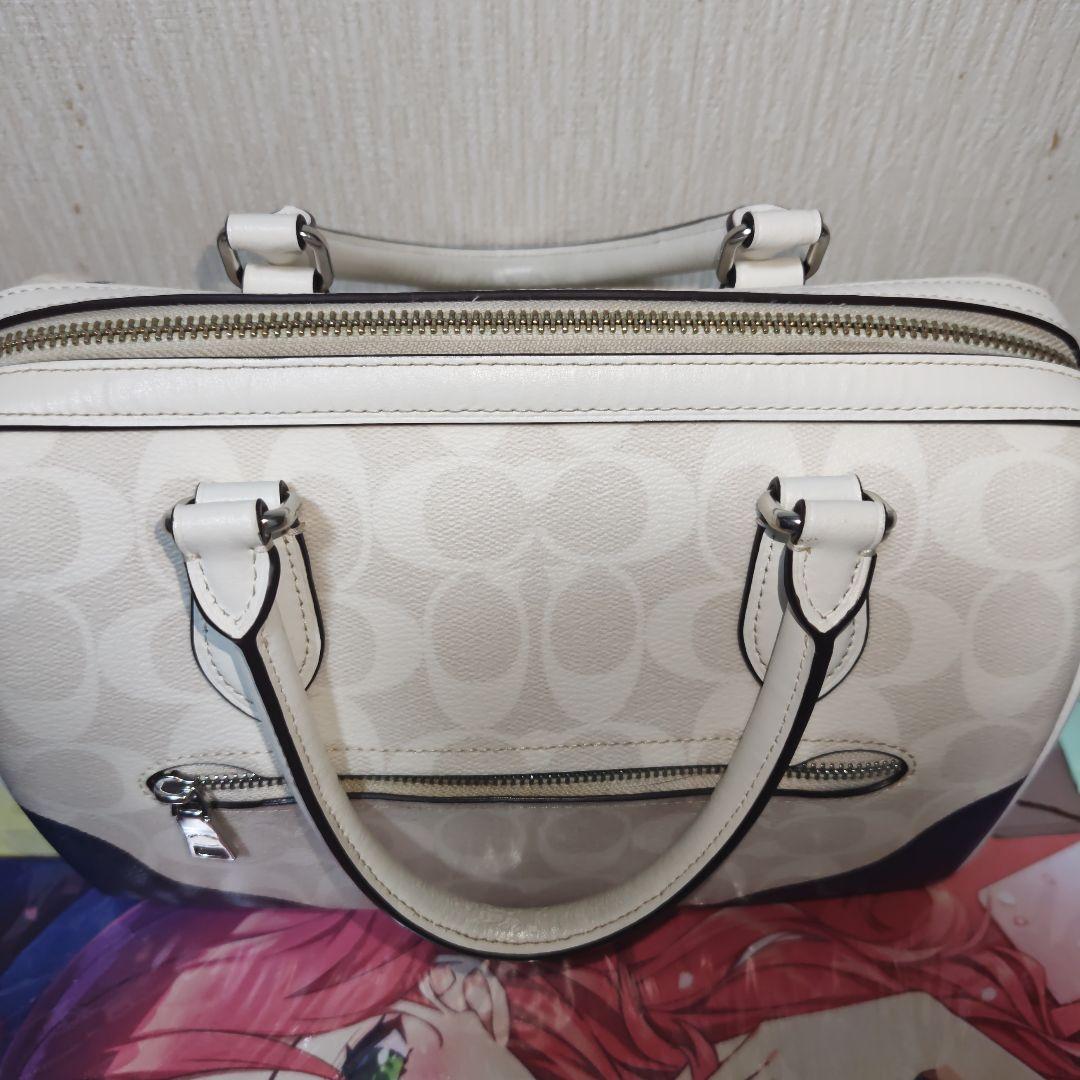 COACH ローアン サッチェル 騙し絵 2wayボストンバッグ