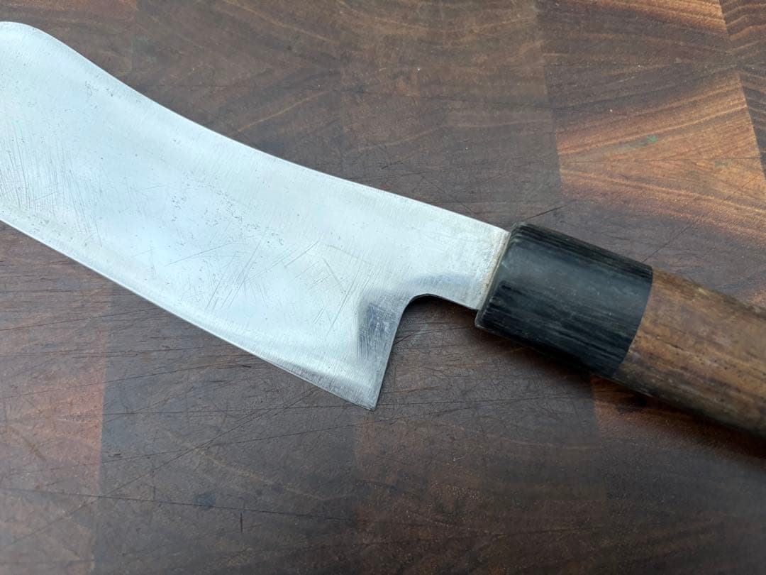 翠祥　筑前　博多包丁(切付) 165mm 洋包丁　特殊鋼　ステンレス　水牛紫檀柄