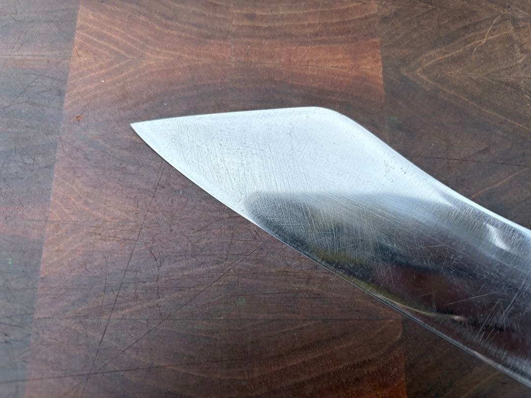 翠祥　筑前　博多包丁(切付) 165mm 洋包丁　特殊鋼　ステンレス　水牛紫檀柄