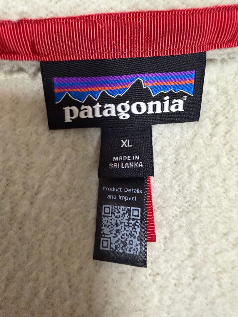 パタゴニア　メンズ・レトロ・パイル・ベスト　XL QRコード付き最新モデル