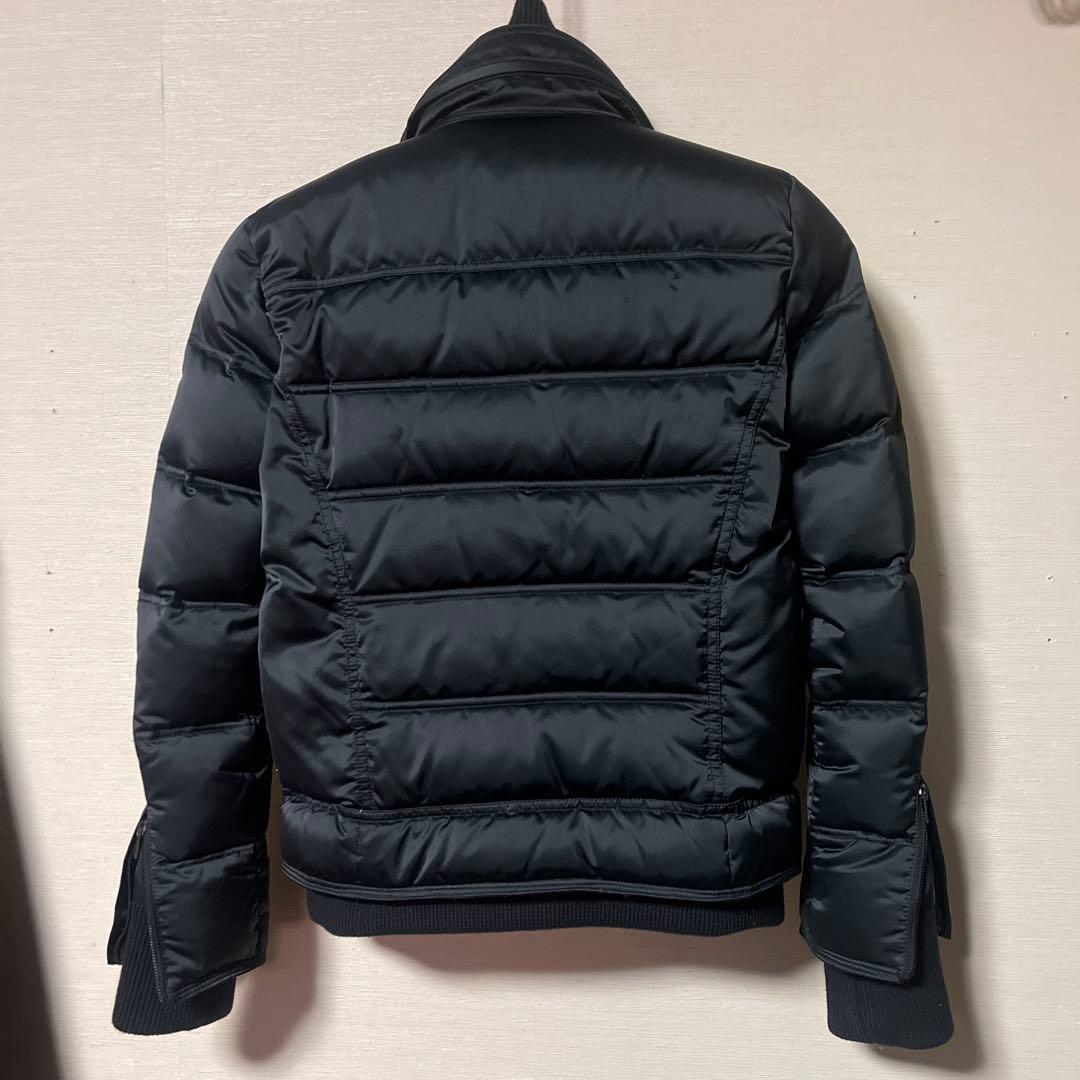 AKM ブラック ダウンジャケット ダブルジッパー