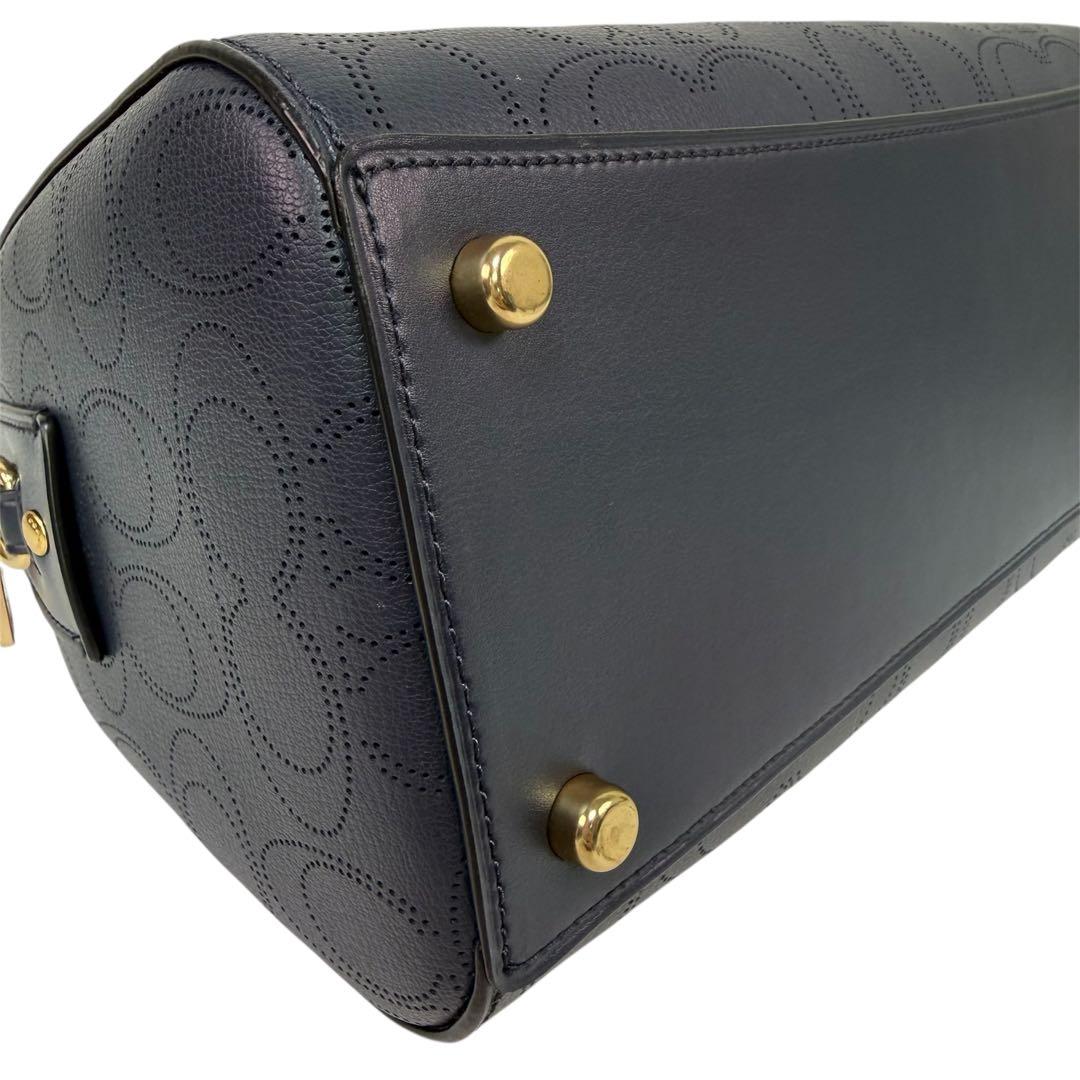 【極美品】COACH 2WAY ミニボストン ショルダーバッグ　レザー