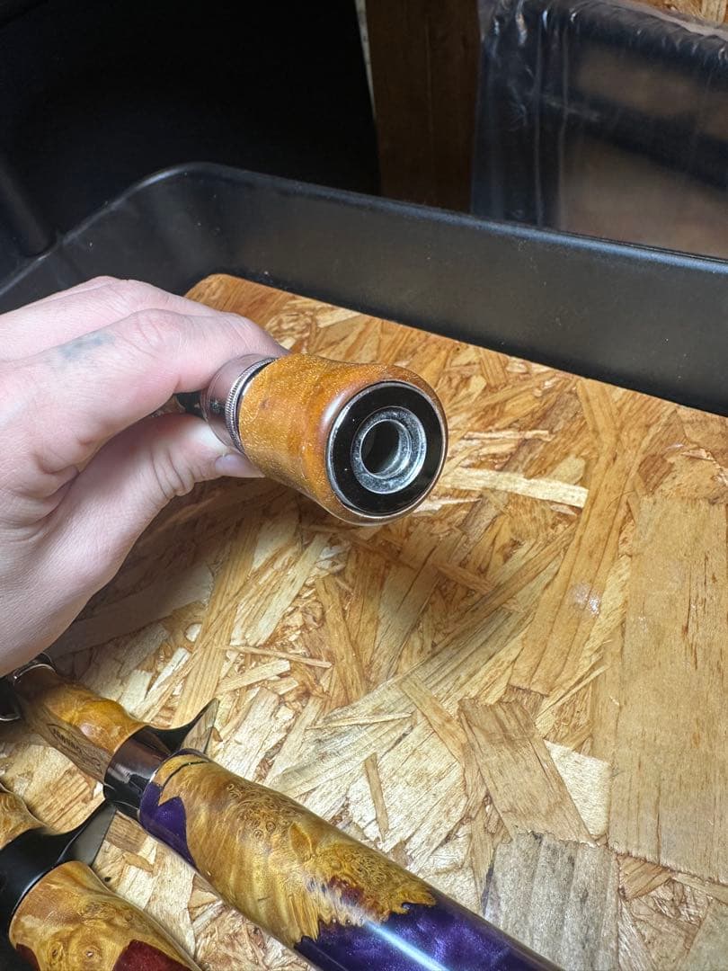 スタビライズドウッド　渓流釣り　ブラックバストップウォーター ブライトリバー