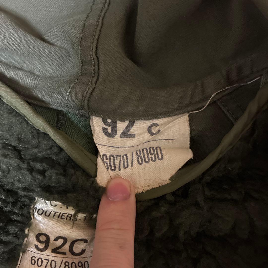 フランス軍m64 フィールドパーカー　ライナー付き　92c