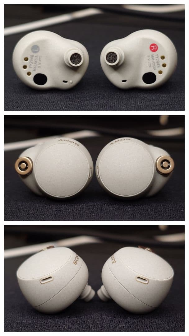 く*ま様 【美品】SONY WF-1000XM4 ワイヤレスイヤホン プラチナシ