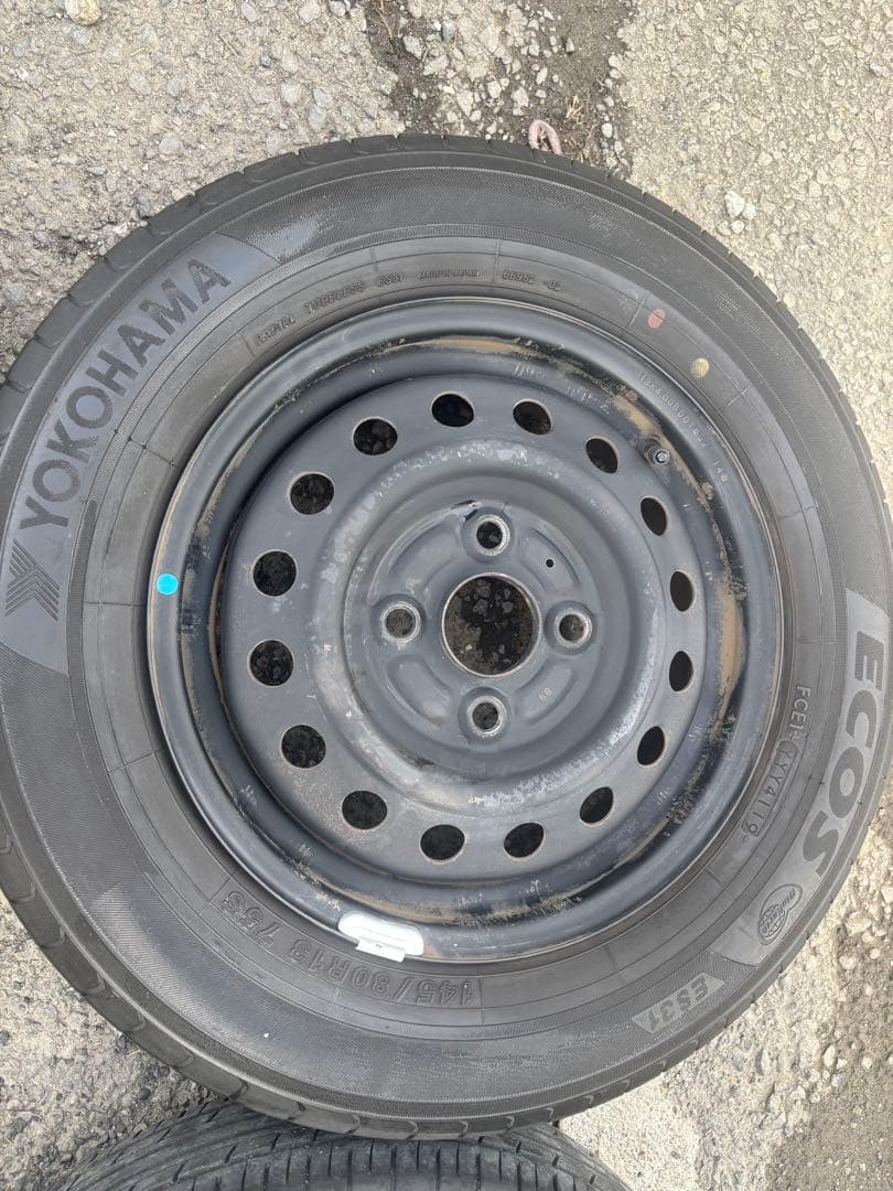 【送料無料】13インチタイヤホイール4本セット145/80R13 2019年製