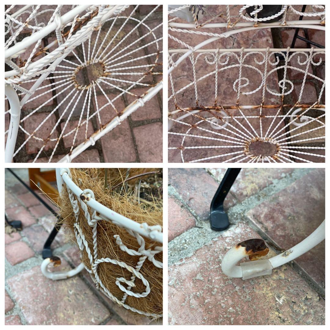 マルシェ 2段スタンドバスケット Covent Garden アイアン 花台