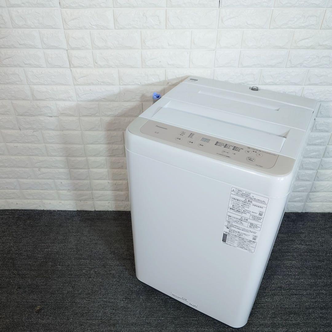 Panasonic 洗濯機 NA-F6B2 6kg 2024年製 家電 I063