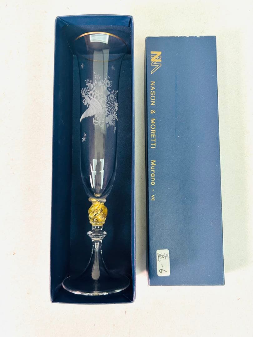 NASON & MORETTI Murano ガラス 一輪挿し