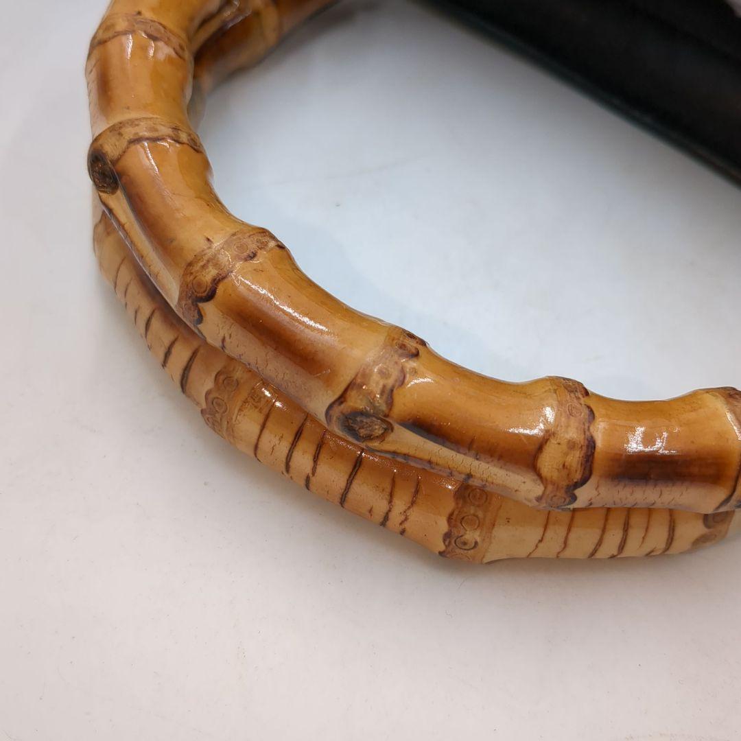 美品 Weekend Max Mara かごバッグ ショルダー バンブー 黒