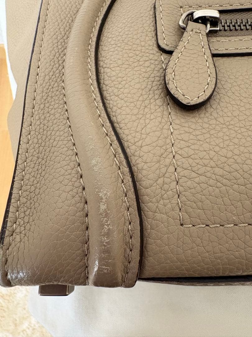 CÉLINE ラゲージマイクロショッパー　ベージュ系　【お値下げしました】