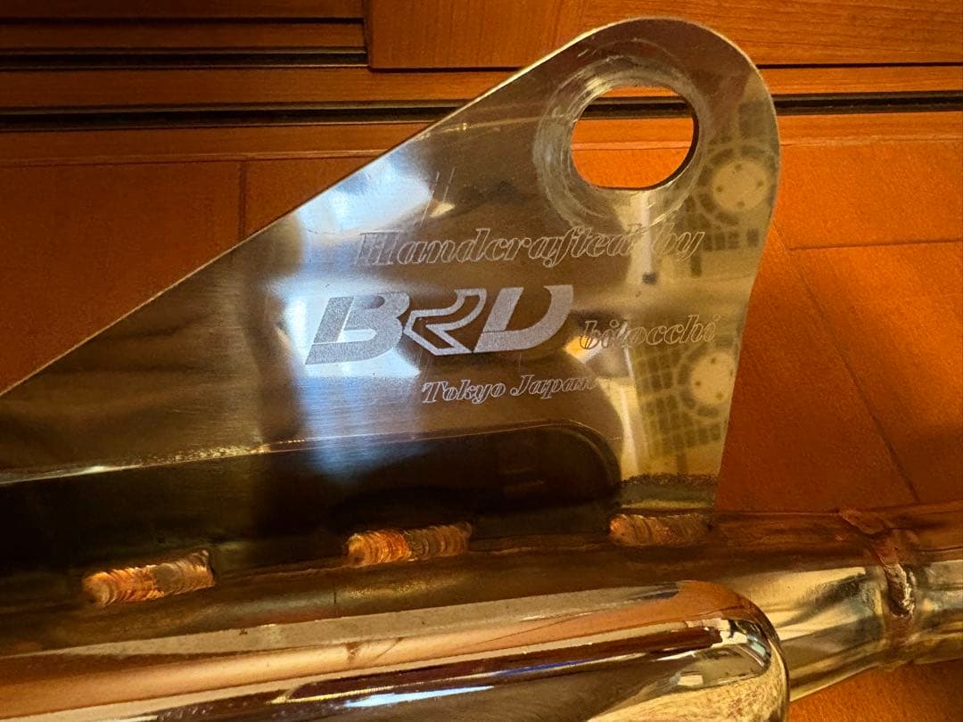 BRD スーパーカブ110 ステンレス マフラー 日本製 尾藤一則代表製作品