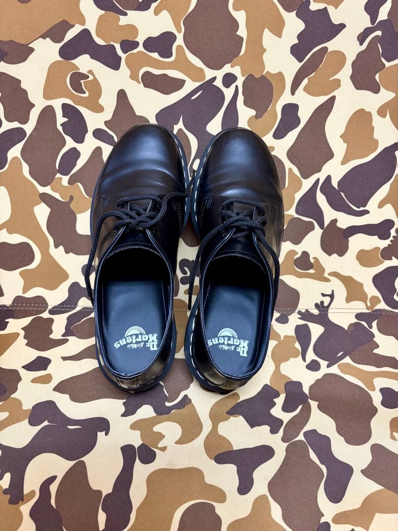 ドクターマーチン　3ホール　ホワイトステッチ US9 約27cm